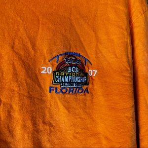UF Student Section Florida Gators 2007 BCS Championship game long sleeve tee M